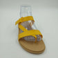 Crocs Tulum Women’s Yellow Strappy Buckle Sandals Iconic Comfort Size W7