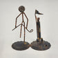 Golfer Breaking Club Rock Creek Metal Craft Art Sculpture 4.5" Vintage