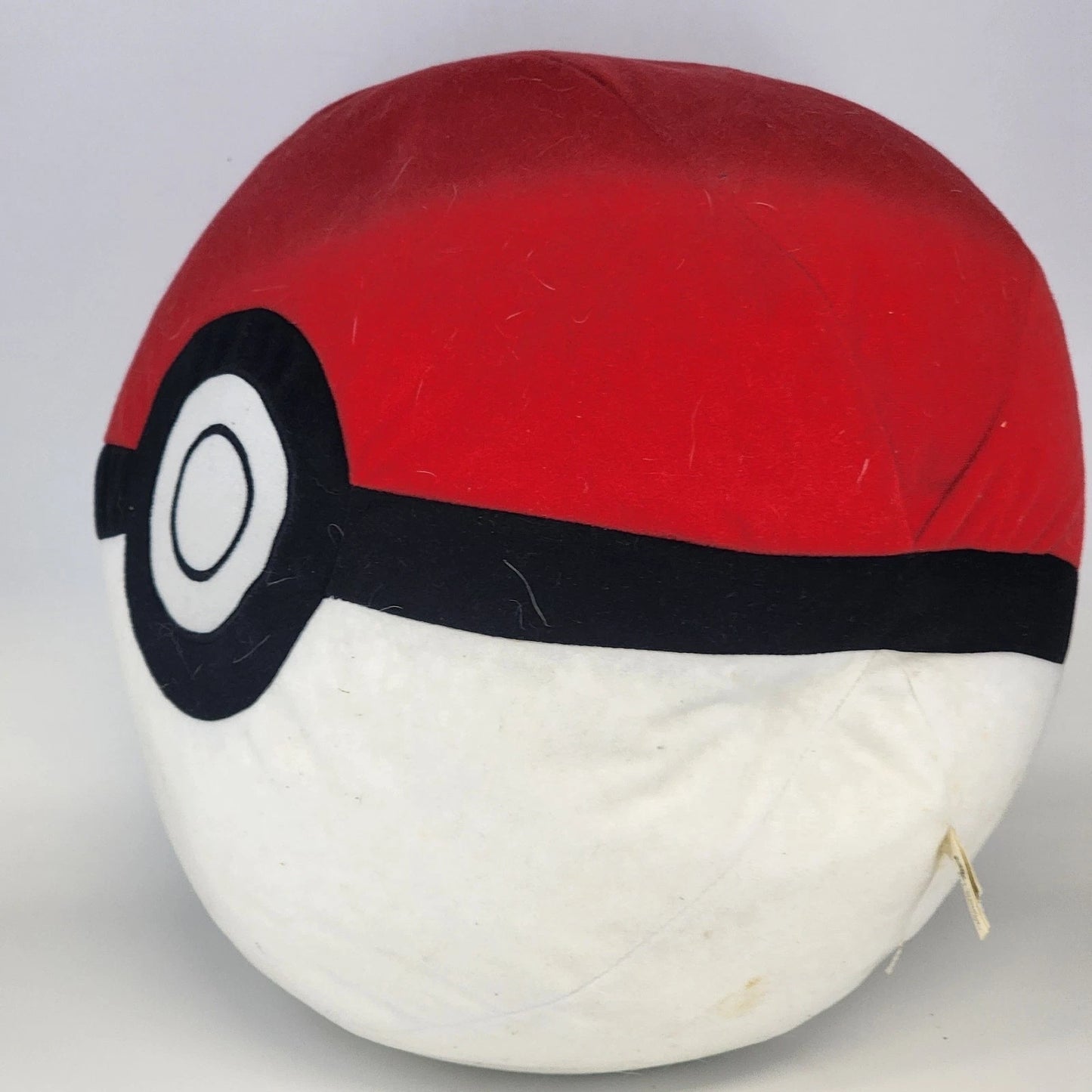 Pokémon Poké Ball Plush 15" Toy Factory Stuffed Soft Round China ArcadePrize Vtg