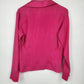 Robbie Bee Silk Blouse Women Small Pink Button Up Long Sleeve Shirt China