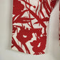Avenue Stretch Women's Plus 18/20 Red White Tropical Floral Shirt Cotton Button