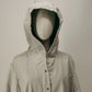 Eddie Bauer Women’s Jacket 2X Beige Hooded Windbreaker Lightweight Lined Vintage