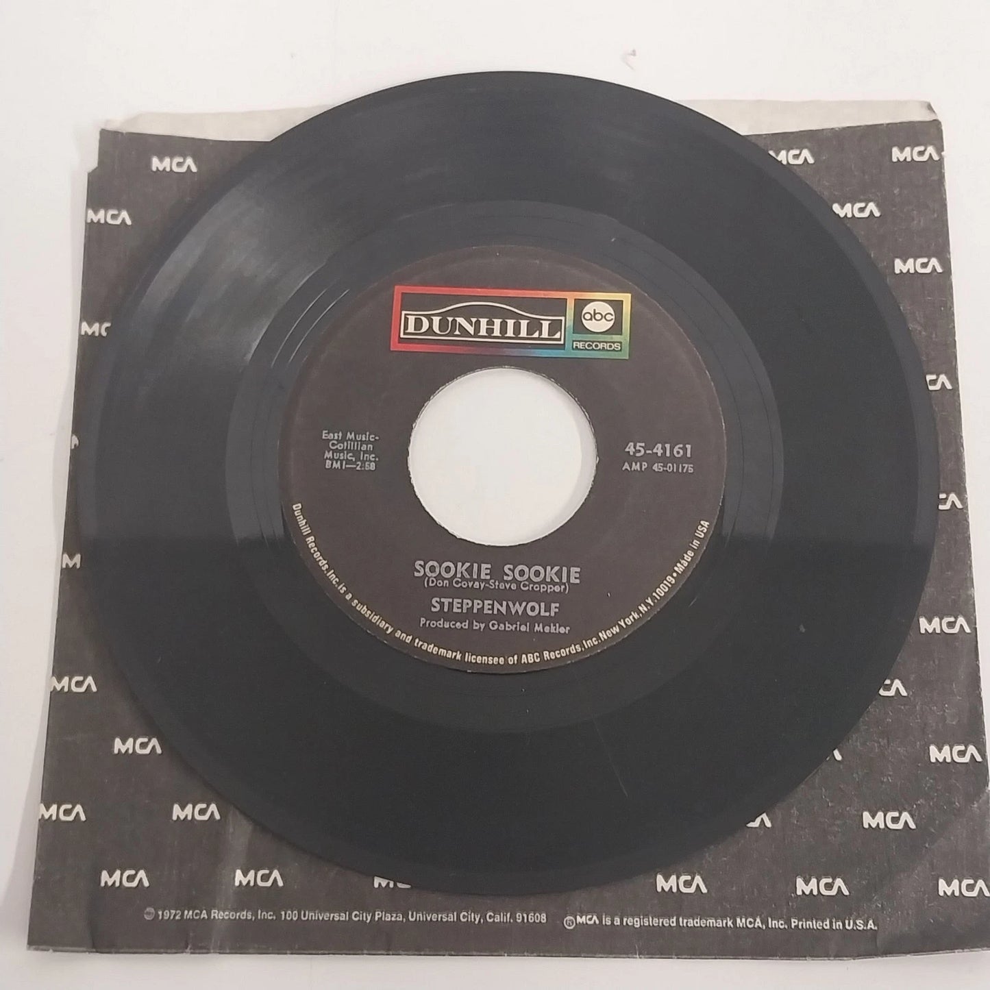 Steppenwolf Magic Carpet Ride 45 RPM Vinyl ABC Dunhill 1968