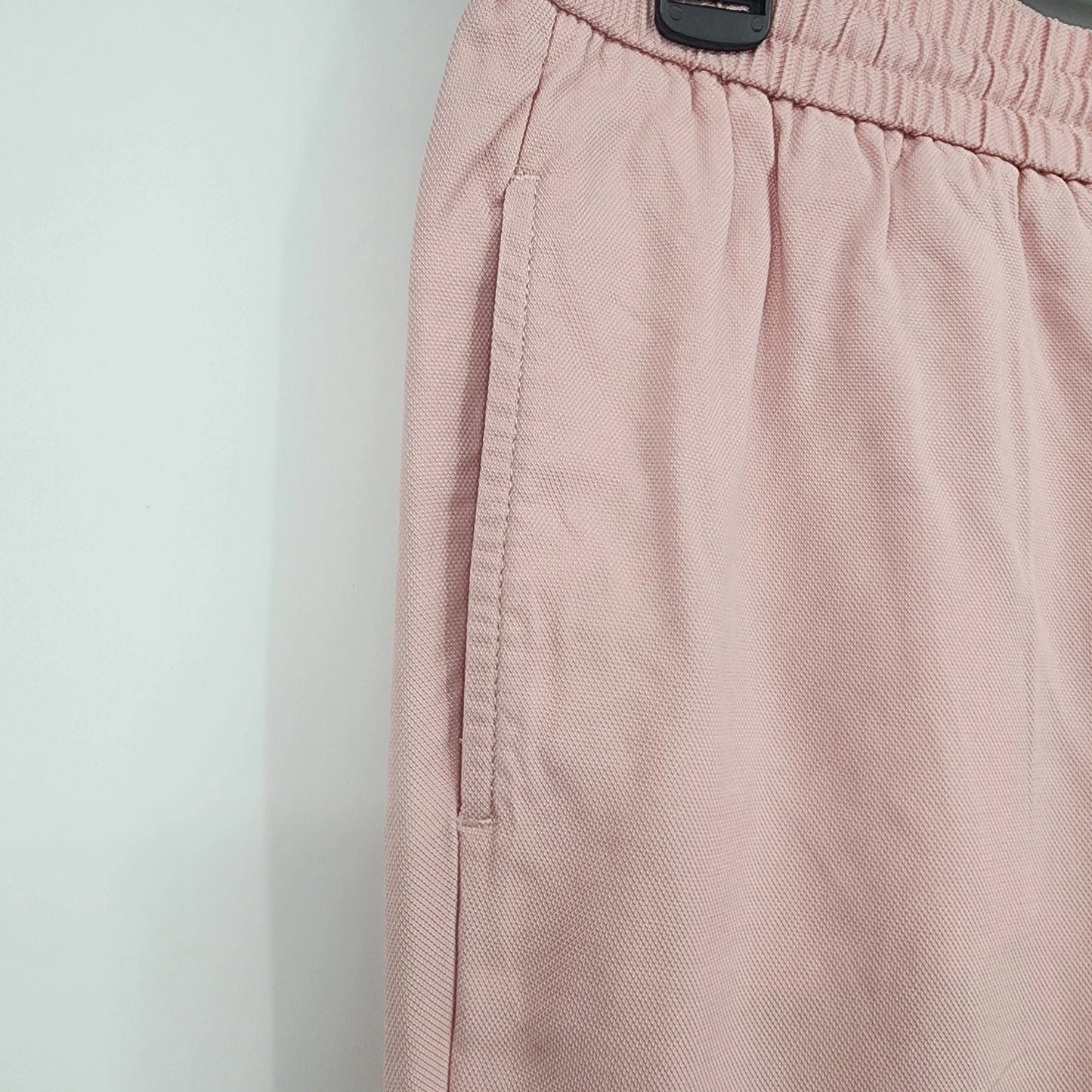 Talbots Petites Medium Pink Drawstring Pants Pull On Jogger Lounge Womens