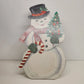 Hobby Lobby 30 Inch Wooden Snowman Christmas Decor Easel Back