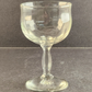 4 Pedestal Wine Cocktail Glass Stemware Clear Self Footed Unbranded 1970s 1980s