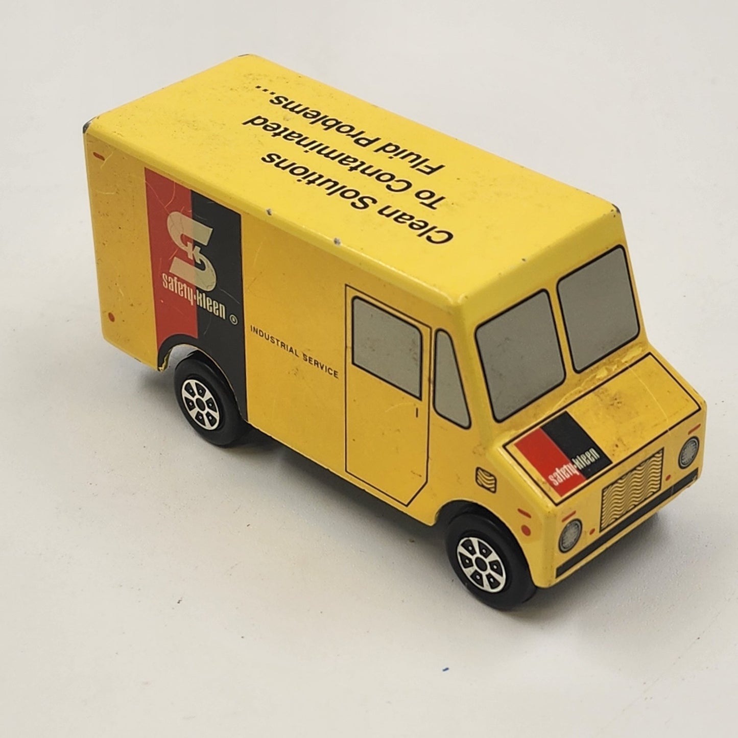 Ralstoy 22 SAFETY-KLEEN Yellow Diecast Metal Box Toy Car Delivery Van Truck USA