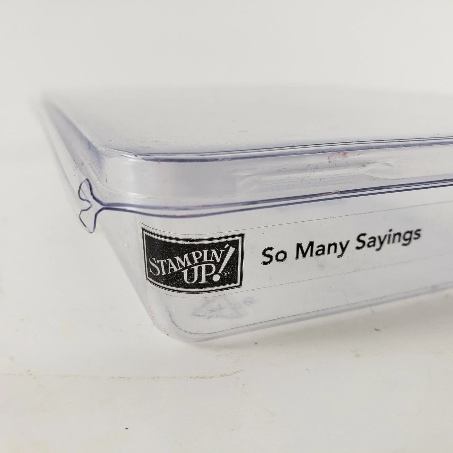 3 Wood Rubber Stamps Stampin Up So Many Sayings Blocks Retired 2007 New