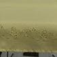 Yellow Polyester Tablecloth 82"x56" Rectangular Laser Cut Floral Edge Design