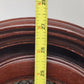 Waltham Tempus Fugit 31 Day Wall Clock Key Wind Pendulum Chime Wood 27.5" Vtg