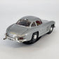 Bburago Mercedes-Benz 300 SL Gullwing 1:24 Diecast Silver Car with Stand 1954