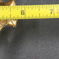 Candy Dish Christmas Tree Shaped Studio Nova Clear Crystal Gold Trim Japan 6"