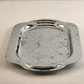 Vintage Silver Plated Engraved Serving Tray with Handles 10"x6"