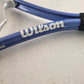 Wilson Triumph V-Matrix Tennis Racket Stop Shock Sleeves Blue L2 4 1/4