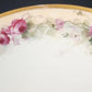 Haviland Limoges France Antique Hand Painted Rose Plate Heavy Gold Rim 9.25"x1"