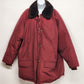 Eddie Bauer Women Goose Down Filling Faux Fur Collar XL Winter Coat Vintage