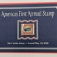 America’s First Airmail Stamp 1918 Scott C3 Curtiss Jenny MNH NH PCS Folio Set