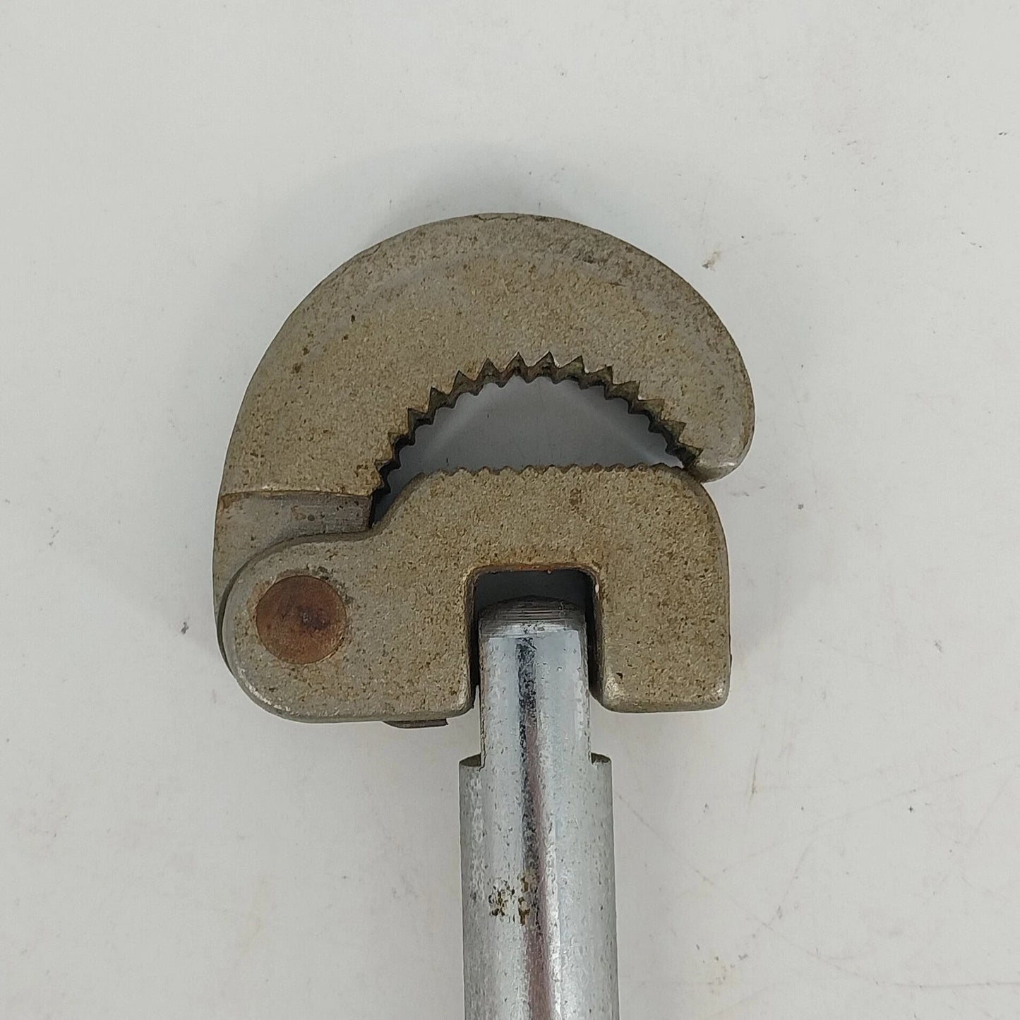 Steel Basin Wrench Spring Loaded Adjustable Plumbing Tool Long Reach Under Sink
