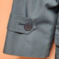 Towne From London Fog Women’s Trench Coat 6 Petite Blue Zip-out Lining Vintage