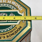 Royal Richmond Tea Metal Tin Storage Box Canister England Case Manufacture 1980s