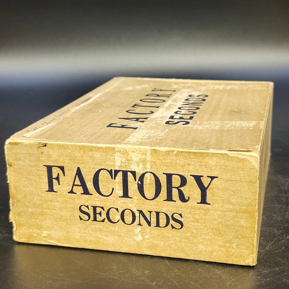 Factory Seconds Number 30 Empty Cigar Box Cardboard Hinged Storage 8.5" Vintage