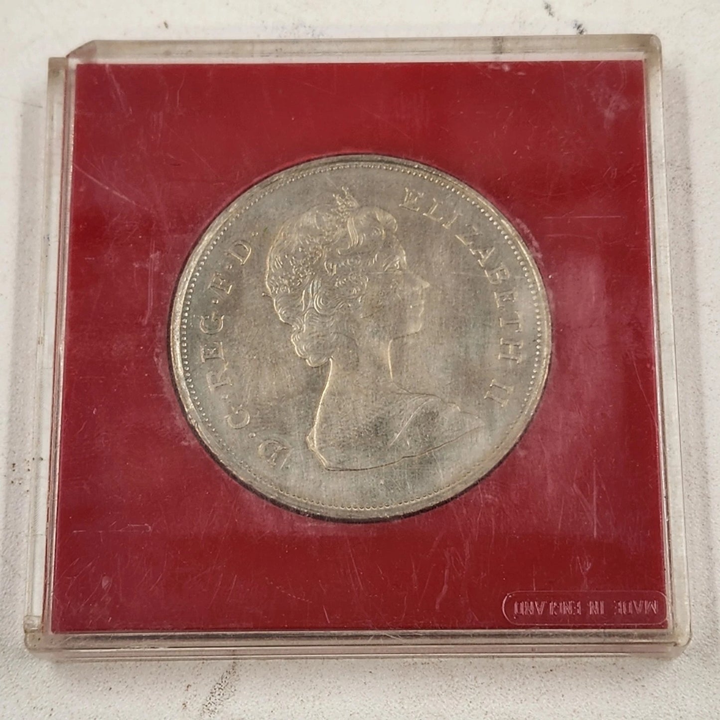 Prince Charles & Lady Diana Royal Wedding Commemorative Crown Coin July 29 1981