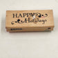 5 Rubber Stamps Warm Wishes Holidays Theme Various Brands Natural Wood