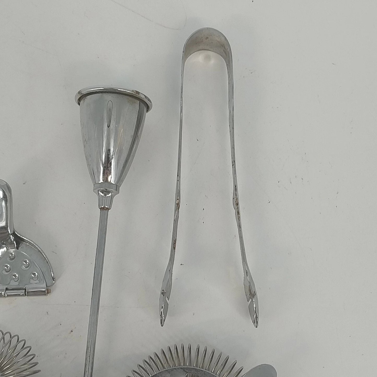 Stainless Steel Bartender Tool Set Strainers Jigger Tongs