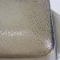 Jeannette Glasbake Loaf Pan Amber Yellow Daisy Pattern Textured Bottom 9" x 5½"