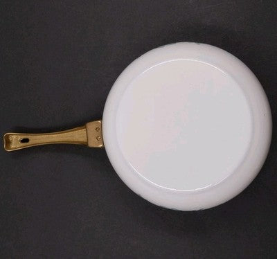 Corelle Coordinates Sauce Pan Lincoware Ivy Style Pattern Enamel Gold Handle