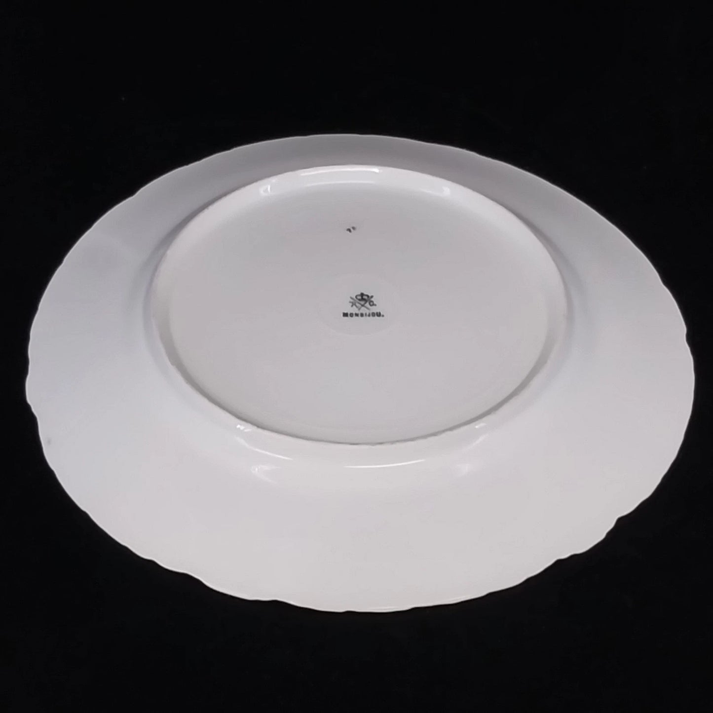 RC Monbijou Rosenthal Rose Bavaria CHIPPED Dinner Plate Pink Gold Scallop Ger