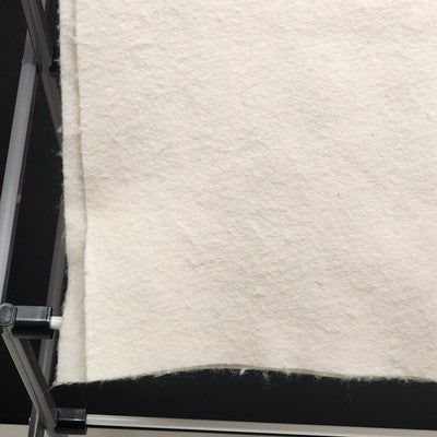 Khaki Beige Felt Fabric 48" x48 Wool Blend Pad Crafts Sewing DIY Projects AS IS