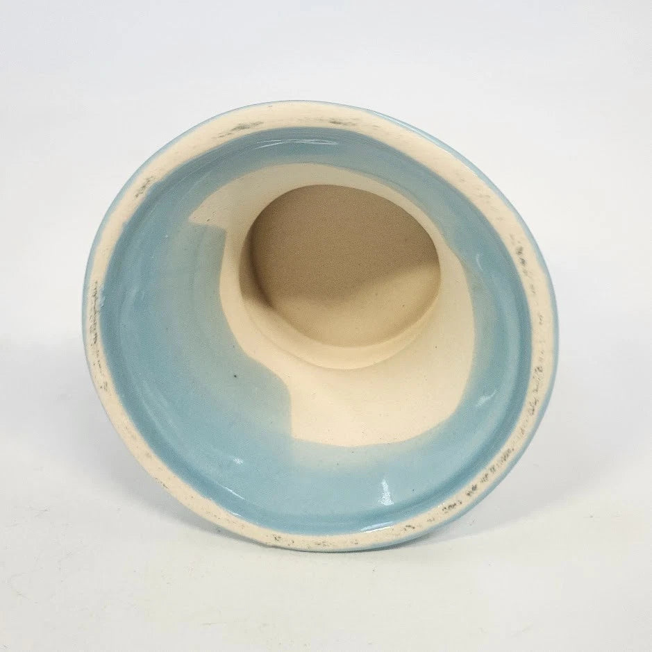 Floral Ceramic Salt Pepper Shakers Candle Holder Tray Set Cottage Taiwan Vintage