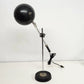 Robert Sonneman Orbiter Eyeball Desk Lamp Black Chrome Articulating '50s USA 22"