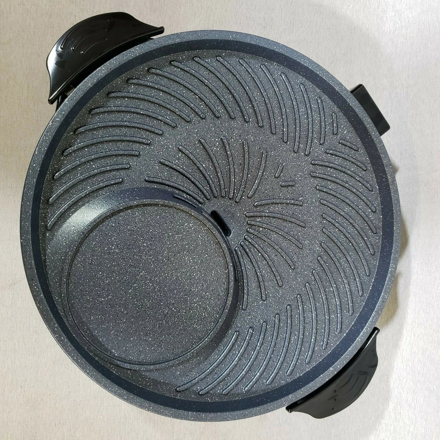 Granite Tuff 16" Indoor Electric Grill Nonstick Plate Adjustable Temp Dishwasher