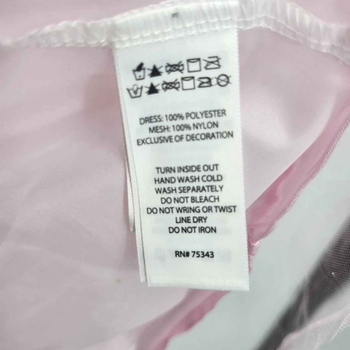 Gillian's Closet Pink Princess Costume Dress Girls Size 5/6 Tulle Floral