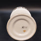 KE Strigos Greek Ceramic Oil Lamp 24K Gold Classical Figures Glass Chimney 18"