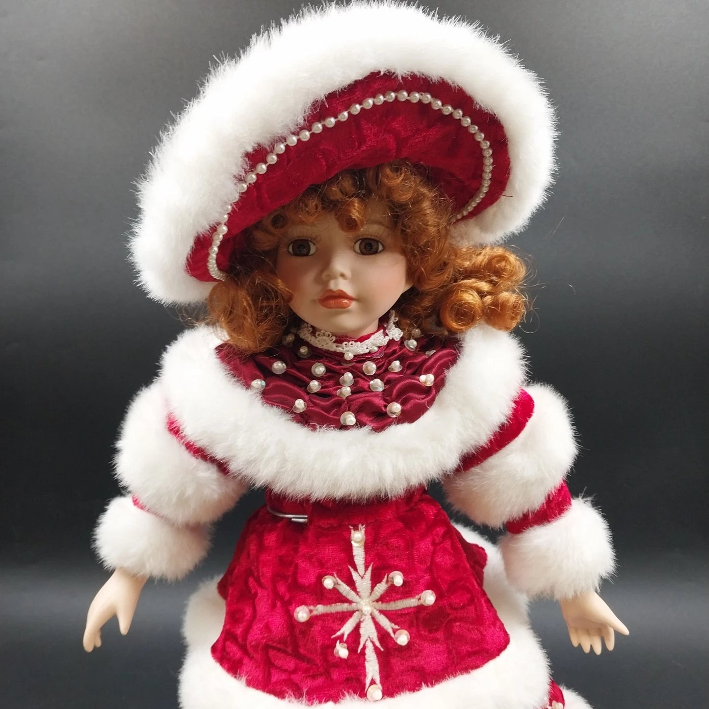 American Classic Musical Handcrafted Doll 19" Play We Wish You a Merry Christmas