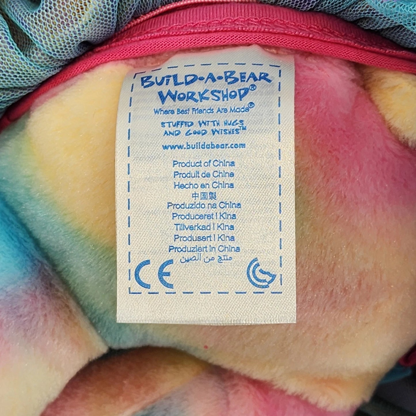 Build A Bear Hello Kitty Tie Dye Watercolor Pastel Plush 19" Sanrio Limited BABW