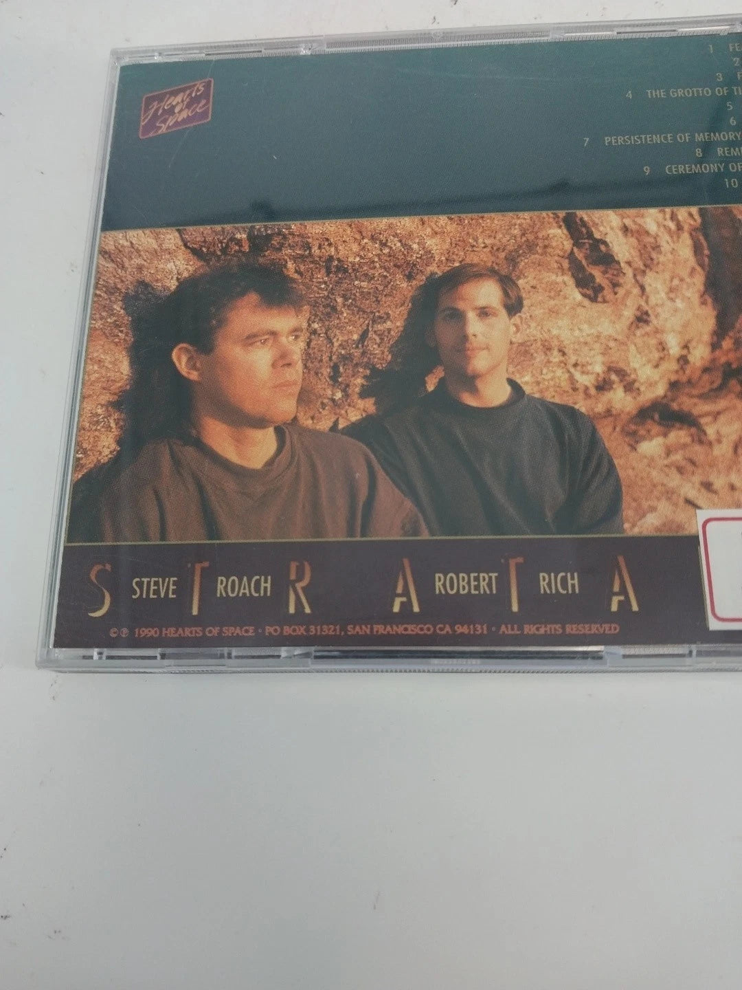 Strata by Robert Rich and Steve Roach CD 1990 Hearts of Space Records Ambient