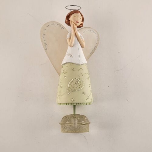 Hallmark Halo Angel Figurine Angels Fly To Us On Wings Of Comfort And Kindness