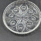 Irena Polish 24% Lead Crystal Plate 6" Diameter Vintage Elegant Clear Glass Dish