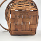 Longaberger 1988 Poinsettia Basket Christmas Collection In Green 8" Across x 6"h