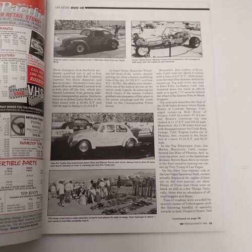 8 VW Trends Magazines Vol 14 No 1-8 Jan-Aug 1995 Vintage VW