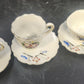 Japan Porcelain Demitasse Cups Saucers Floral Espresso 3 Mixed Sets Vintage