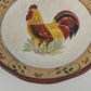 Canterbury Potteries Morning Sunrise Rooster Dinner Plate 11" Hand Painted