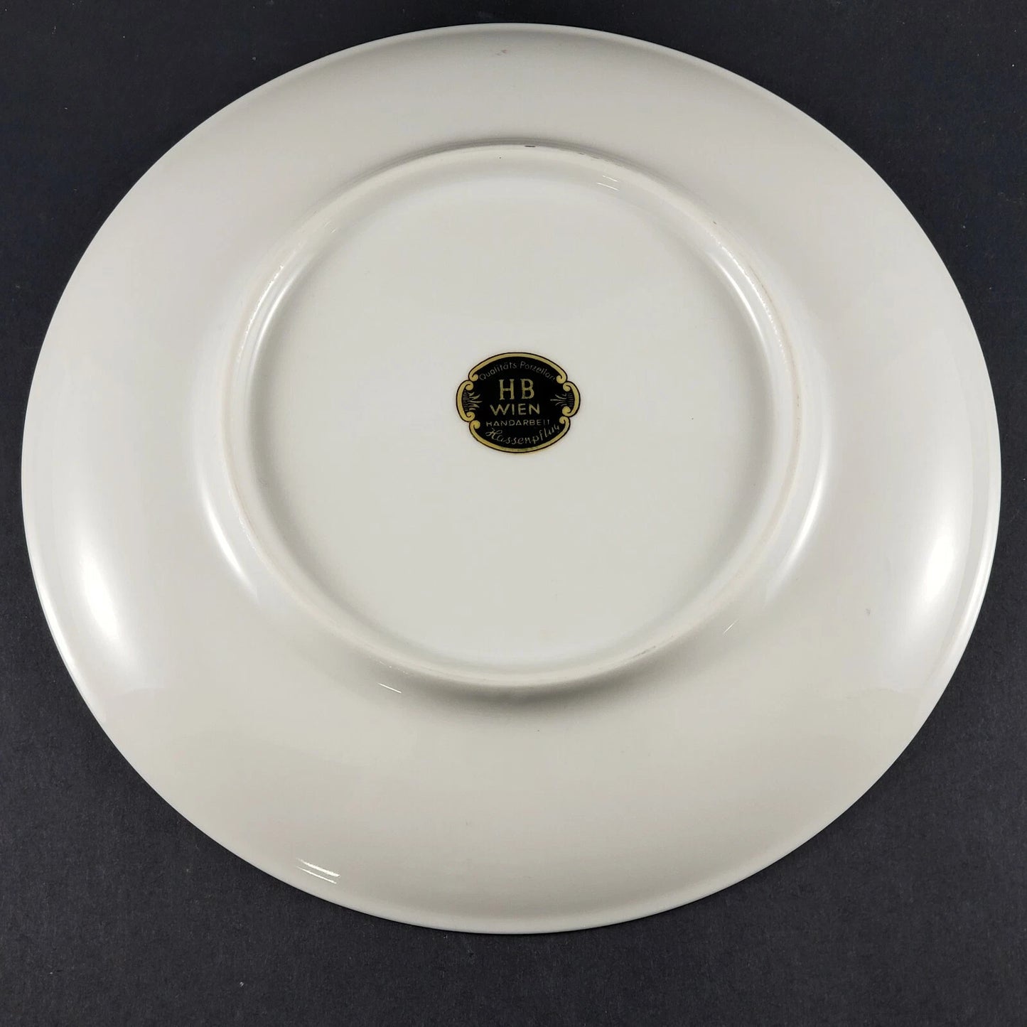 Wien Staatsoper Vienna Opera Porcelain Plate Gold Trim Decorative Austria 7.75"