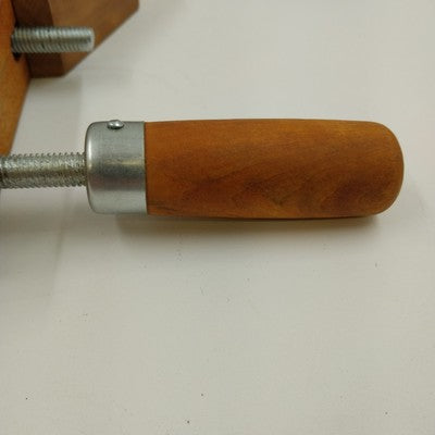 Set 2 0f 8" Maple Wood Hand Screw Clamps 4.5" Cap 4" Throat 1.5" Thick China