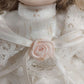 Soft Expressions Porcelain Doll Wedding Dress 12" Tall Curly Blonde Hair