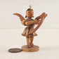 6 Pc Erzgebirge Wood Winged Angel Orchestra Playing Instruments Vintage 2½" Tall